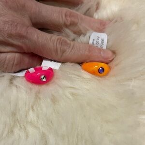 Free People Pink and Orange Ring Set